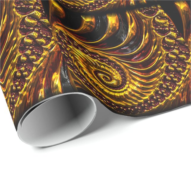 Slående in papper för Fractalkonst 33 Presentpapper (Rullad Hörn)