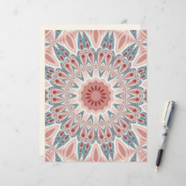 Slående modern kalejdoskop mandala fraktal konst