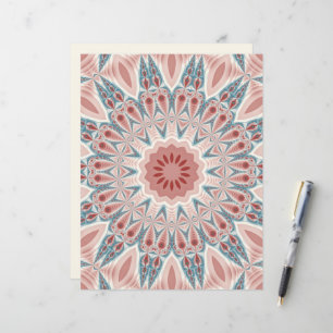 Slående modern kalejdoskop mandala fraktal konst