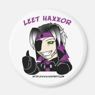 Slaf"Leet Haxxor" magnet
