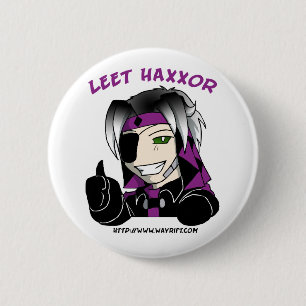 Slafen "Leet Haxxor" knäppas Knapp