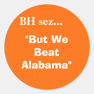 slag AL - anpassad Runt Klistermärke