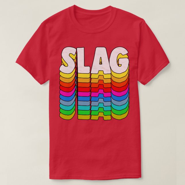 SLAG-återgångssymboldesign T Shirt (Design framsida)