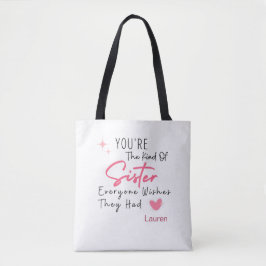Slag av syster Tote Bag - Personlig Gift Tygkasse