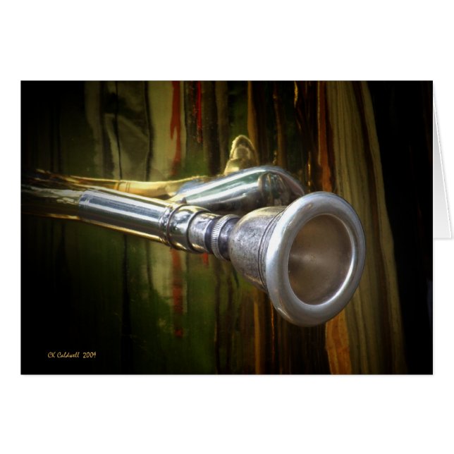 Slag hårt hälsningskort (Framsidan Horizontal)