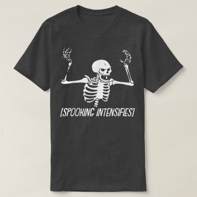 Slagande intensifierar Lazy Halloween Costume Spoo T Shirt (Design framsida)