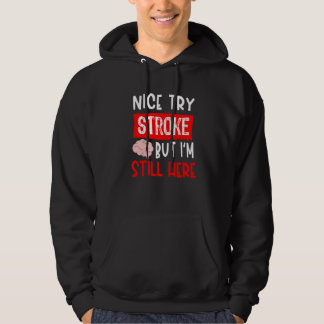 Slaganfall Överlevande Återhämta sig Hoodie