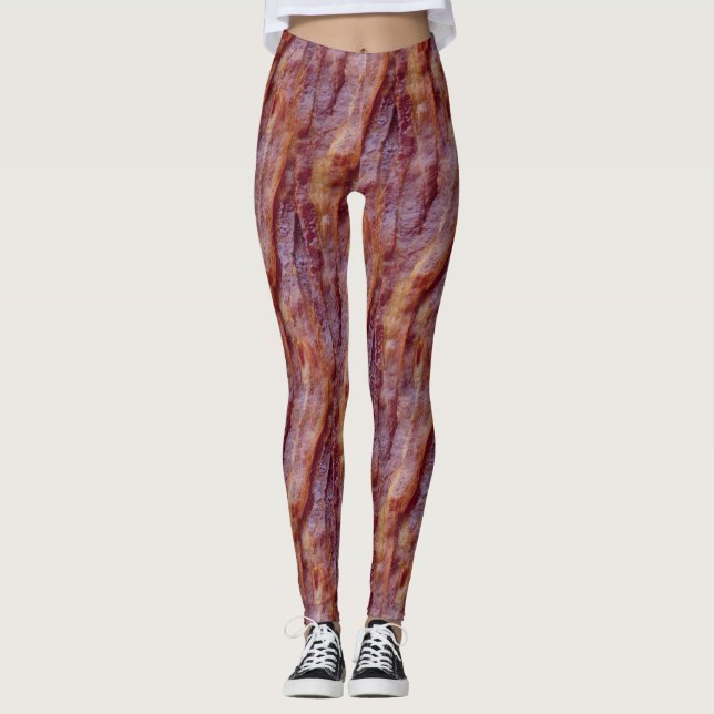 Slågen in bacon leggings (Framsida)