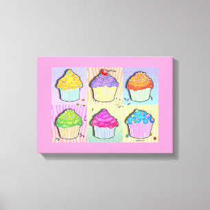 Slågen in kanfas för POPKONSTMUFFINS galleri Canvastryck