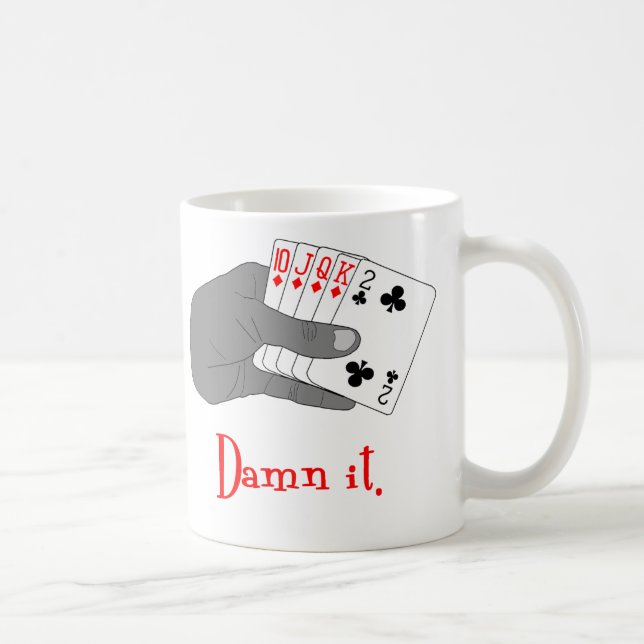 Slagen sönder attraktion kaffemugg (Höger)