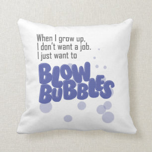 Slaget bubblar kudde