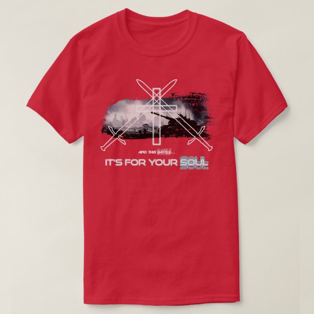 Slaget för din själ t shirt (Design framsida)