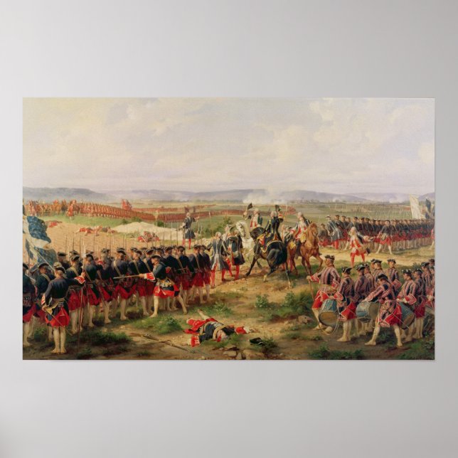 slaget i Fontenoy Poster (Framsidan)