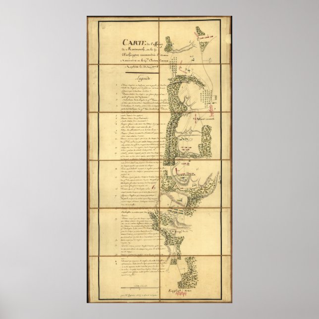 slaget i Monmouth Poster (Framsidan)