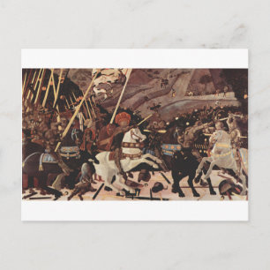 Slaget i San Romano av Paolo Uccello Vykort