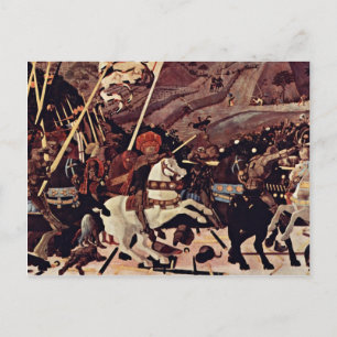 Slaget i San Romano av Paolo Uccello Vykort