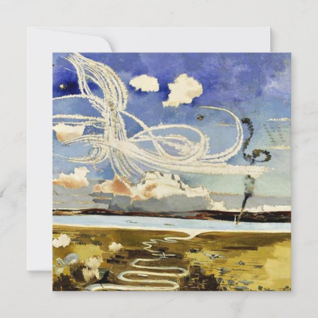 Slaget i Storbritannien, konsthantverk av Paul Nas Kort (Framsida)