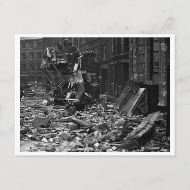 Slaget i Storbritannien och Blitz: #13 Blitz Begin Vykort (Framsida)