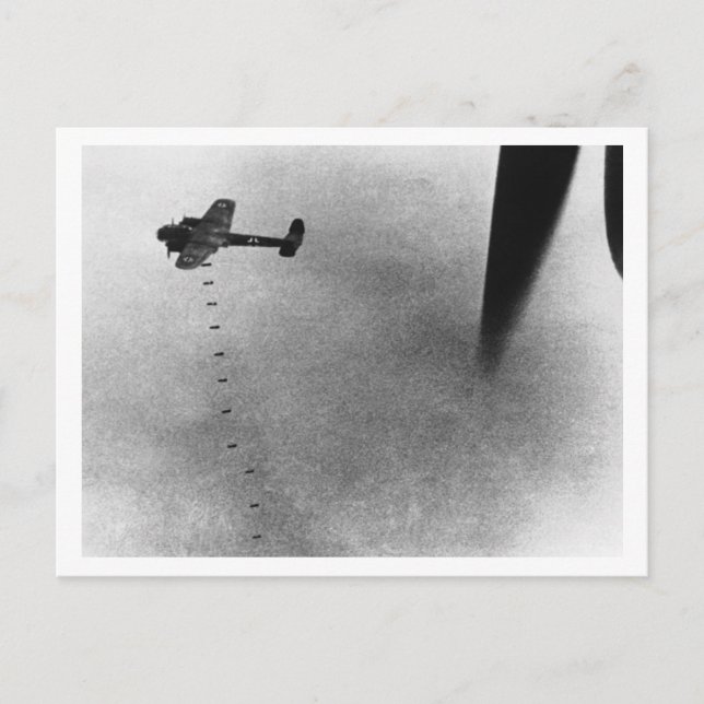 Slaget i Storbritannien och Blitz: #26 Do17-urladd Vykort (Framsida)