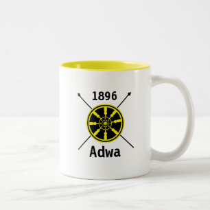 Slaget om Adwa-segern Etiopien Mugg