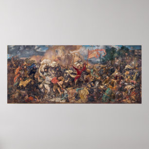 Slaget om Grunwald av Jan Matejko Poster