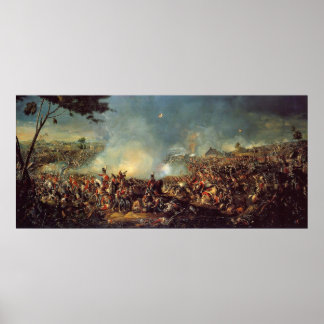 Slaget om Waterloo av William Sadler Poster
