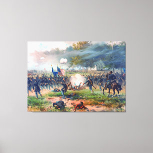 Slaget vid Antietam Thure de Thulstrup 1887 Återst Canvastryck