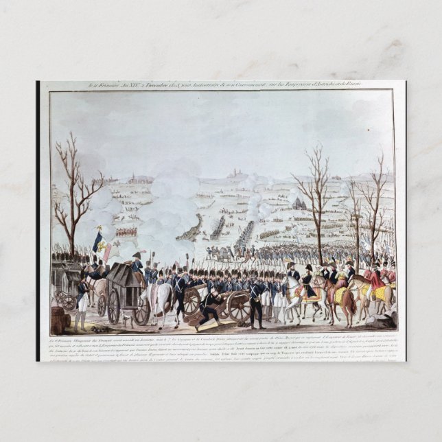 Slaget vid Austerlitz, 2 december 1805 Vykort (Framsida)