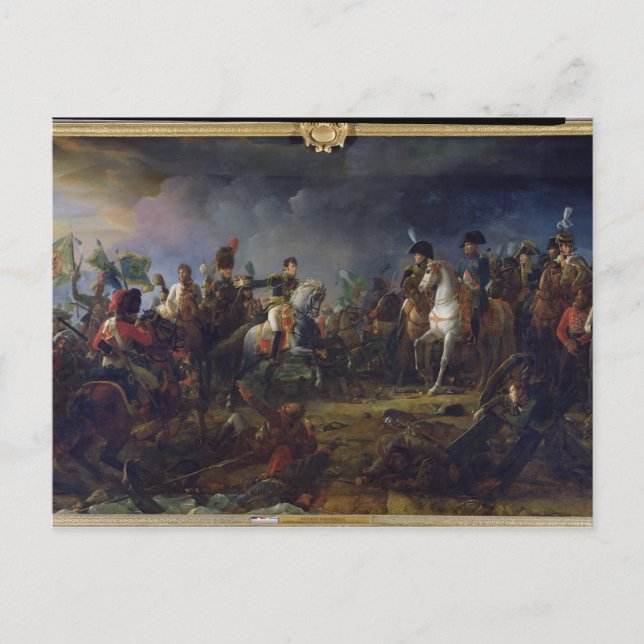 Slaget vid Austerlitz Vykort (Framsida)