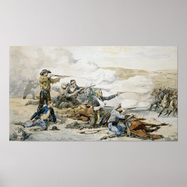 Slaget vid Beecher's Island Poster (Framsidan)