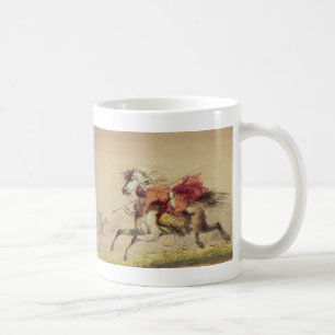 Slaget vid Blue Water Creek av Alfred Jacob Miller Kaffemugg