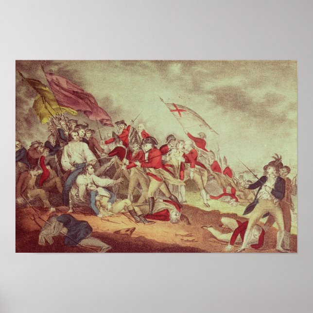 Slaget vid Bunkers Backe Poster (Framsidan)