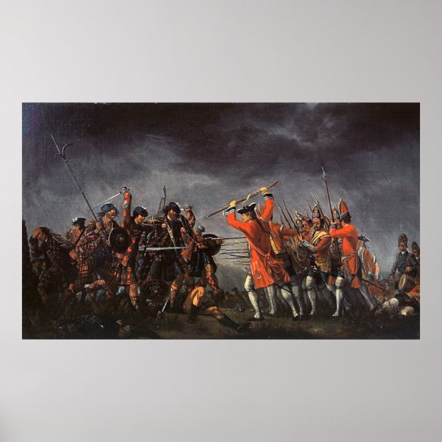 Slaget vid Culloden Poster (Framsidan)