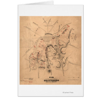 Slaget vid Gettysburg 11 Hälsningskort