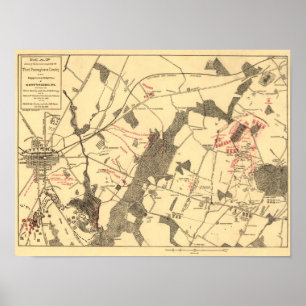 Slaget vid Gettysburg 11 Poster