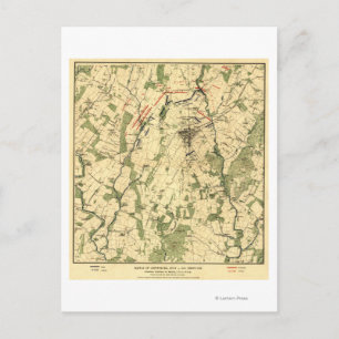 Slaget vid Gettysburg 12 Vykort