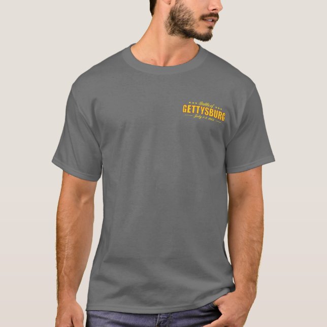 Slaget vid Gettysburg T Shirt (Framsida)