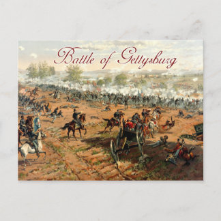slaget vid Gettysburg Vykort