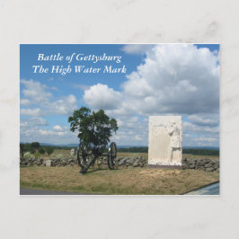 Slaget vid Gettysburg, vykort för högmärket Vatten