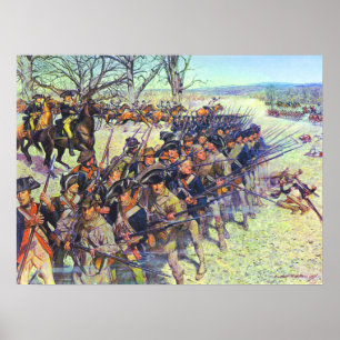 Slaget vid Guilford Courthouse 15 mars 1781 Poster