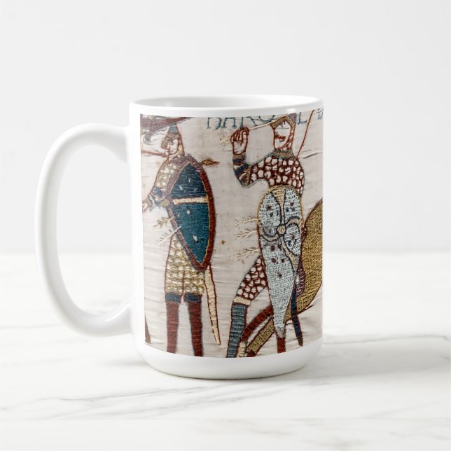 Slaget vid Hastings- Bayeux Tapestry Kung Harold Kaffemugg (Vänster)
