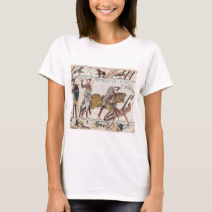 Slaget vid Hastings- Bayeux Tapestry Kung Harold T Shirt