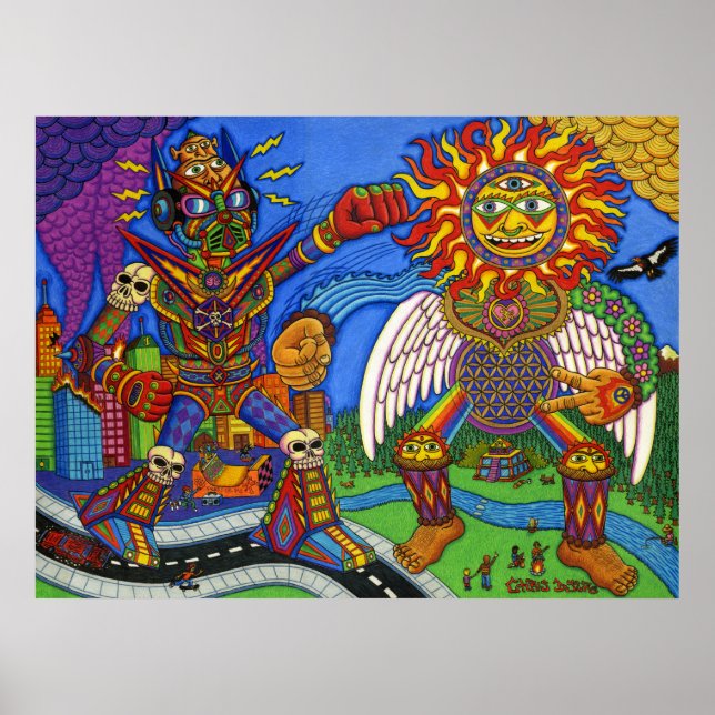 Slaget vid Mind och Soul Poster (Framsidan)