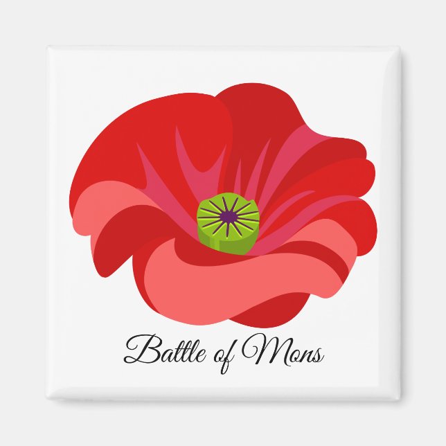 Slaget vid Mons - högtidlighållande av FWW Magnet (Framsidan)