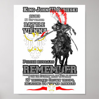 Slaget vid polska Hussars i Wien Poster