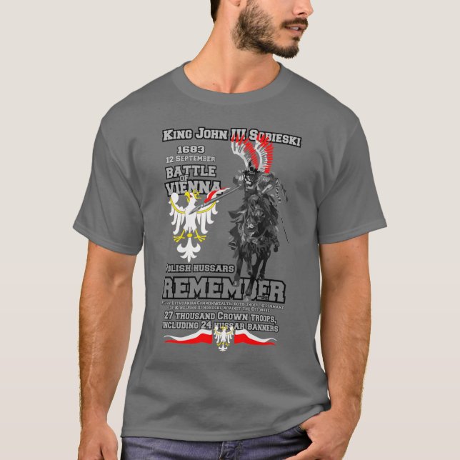 Slaget vid polska Hussars i Wien T Shirt (Framsida)