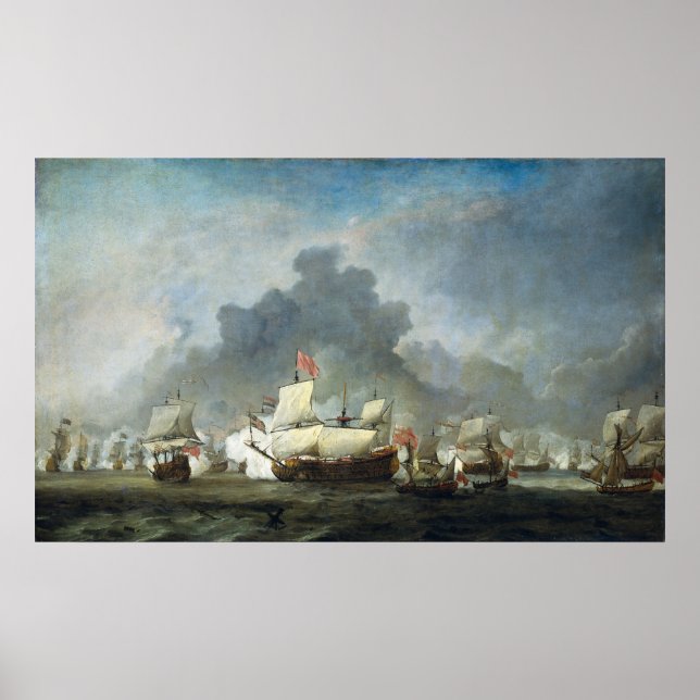 Slaget vid Solebay Poster (Framsidan)