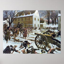 Slaget vid Trenton av Charles McBarron Poster