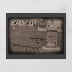 Slagfält av Gettysburg Vykort