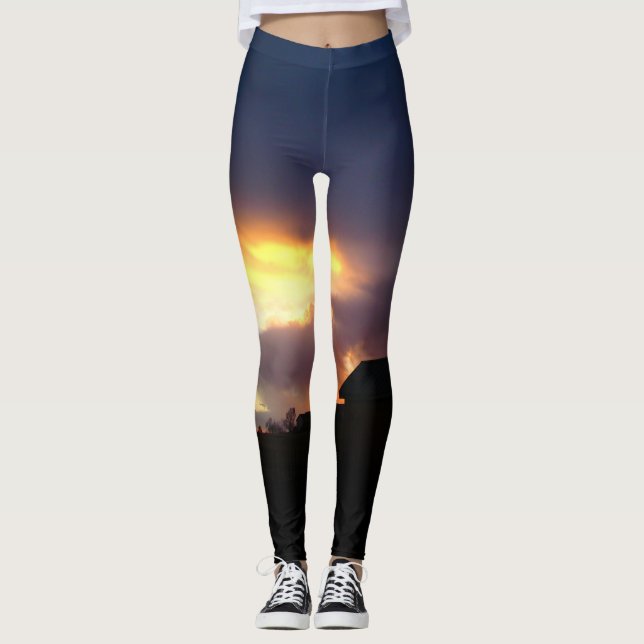 Slaggregat från brandvåg. leggings (Framsida)